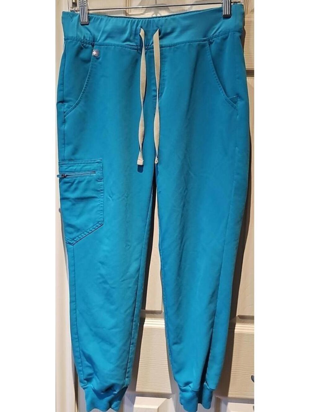 FIGS Zamora joggers. Womens Size Small Petite  Turquoise